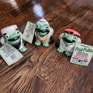 Hermitage Pottery Limited Edition 'Frog Folks by John Toth & Ken Mills Rare VTG